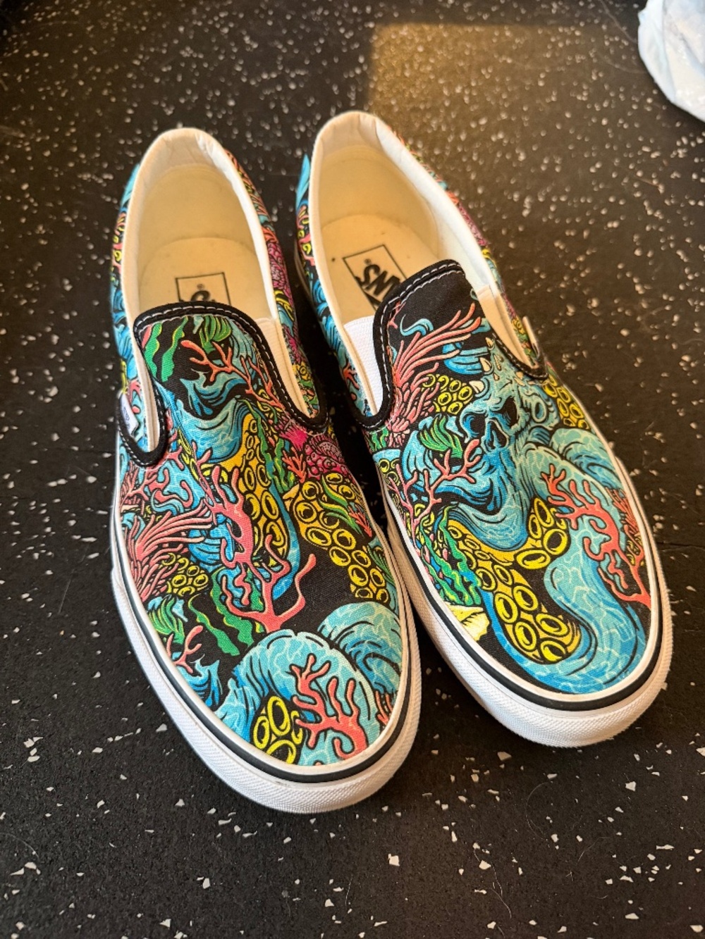 Vans Slip on Octopus/Coral